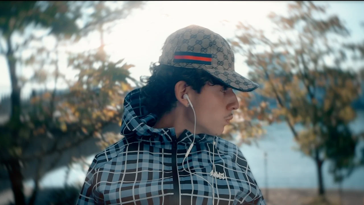 Film still from the LAWEL Rainshield Campaign